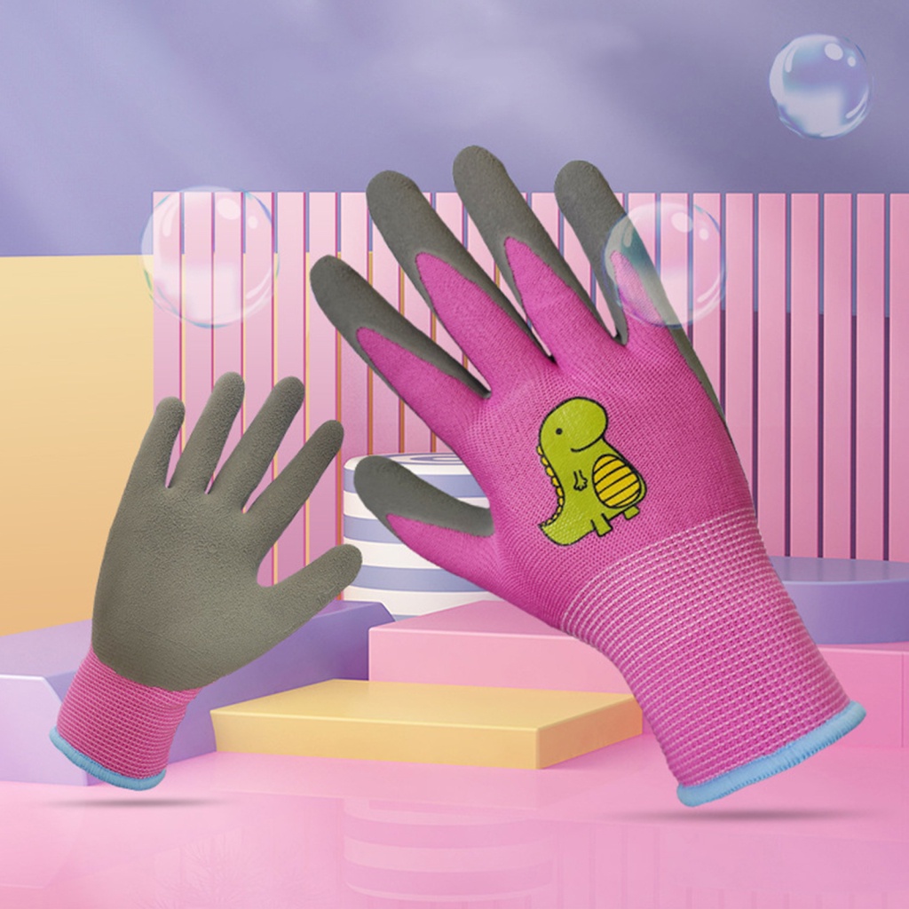 Găng Tay Làm Vườn Siêu Bền Thoáng Khí Chống Thấm Nước Chống Dầu