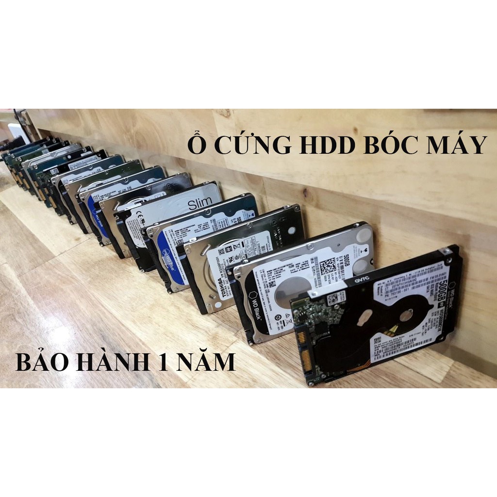 HDD Laptop đã sử dụng, bảo hành 12 tháng