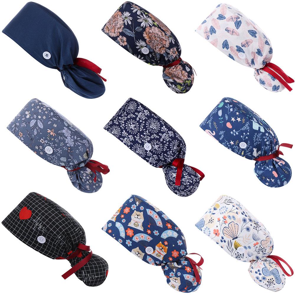 1 Nón Cotton Trùm Đầu Có Thể Điều Chỉnh Kích Cỡ Cho Nam Và Nữ