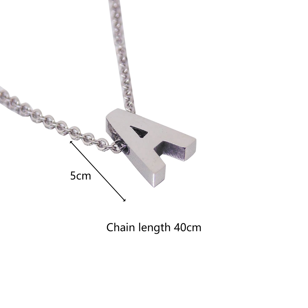 Vòng cổ Hợp Kim Mặt Chữ Cái Thời Trang Cho Nam Nữ