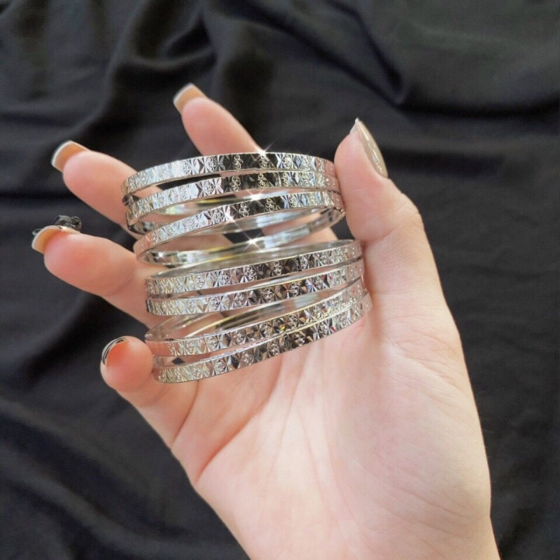 Bộ ximen 7 chiếc khoá lưỡi gà khắc ký hiệu bền màu siêu đẹp