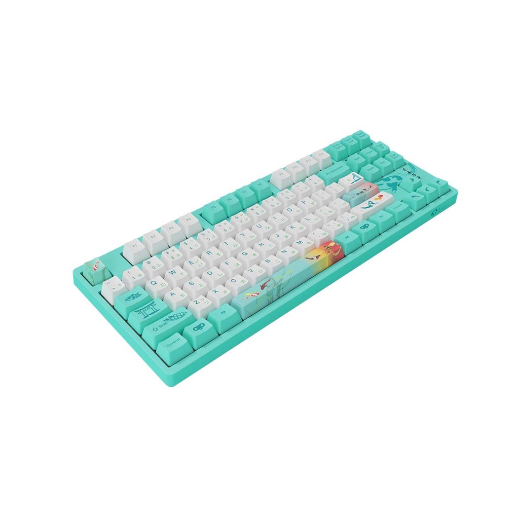 Bàn phím cơ akko 3087 v2 monet’s pond bluetooth máy tính laptop không dây mini giá rẻ gaming full size red blue switch