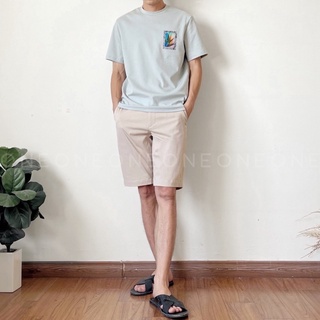Quần short cotton cạp chun