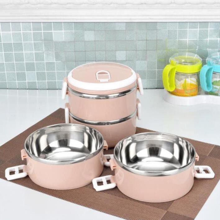 Cặp Lồng Cơm 4 Tầng - Cà Mên Giữ Nhiệt 4 Tầng Lúa Mạch