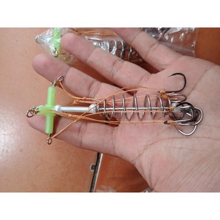 Lăng xê buộc sẵn câu sông - lancer câu sông - lò xo câu cá buộc sẵn - đồ câu ngọc hải