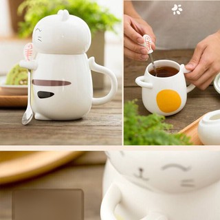 Cốc sứ chú mèo lắm chiêu