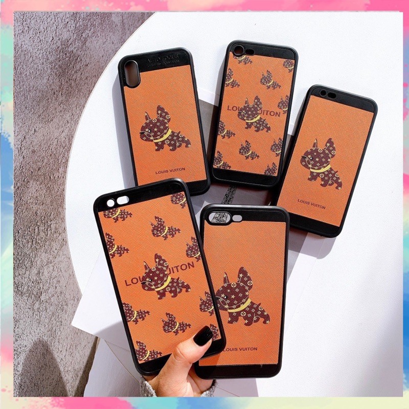 Ốp Lưng DA IMD IPHONE X ANDROID Bull Dog chống bẩn