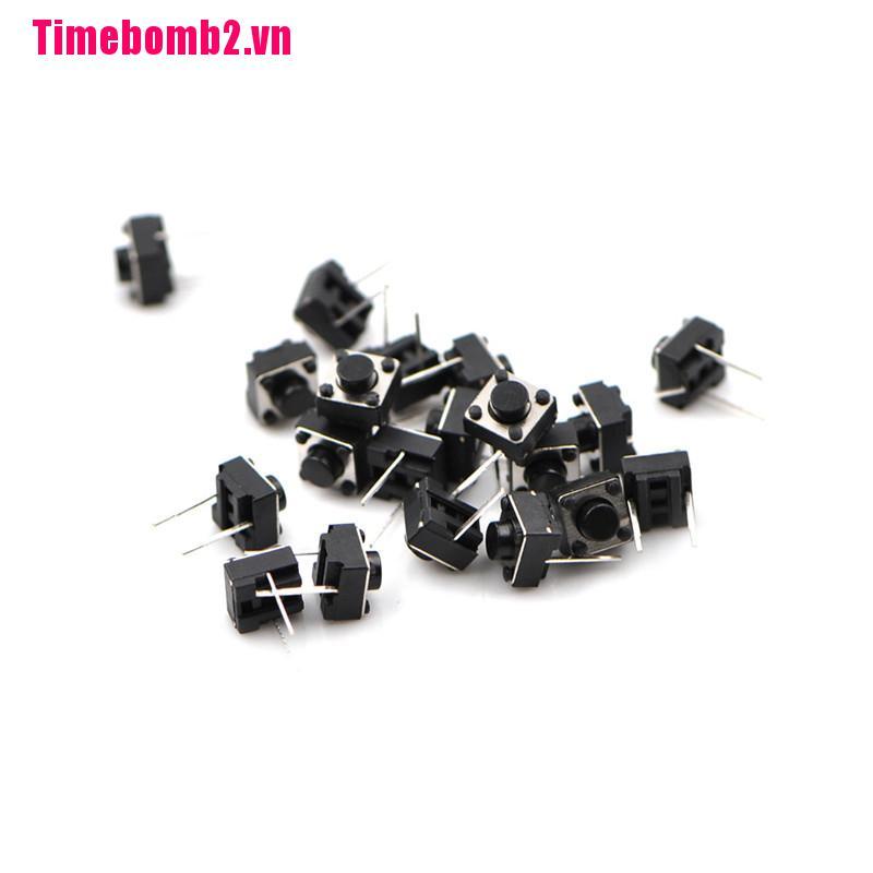 Bộ 20 Công Tắc Nút Nhấn 2 Chấu 6X6X