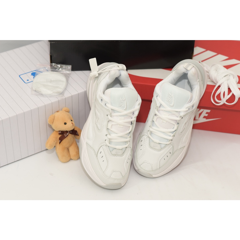 Giày Sneaker Nam Nữ M2k Tekno Full Trắng