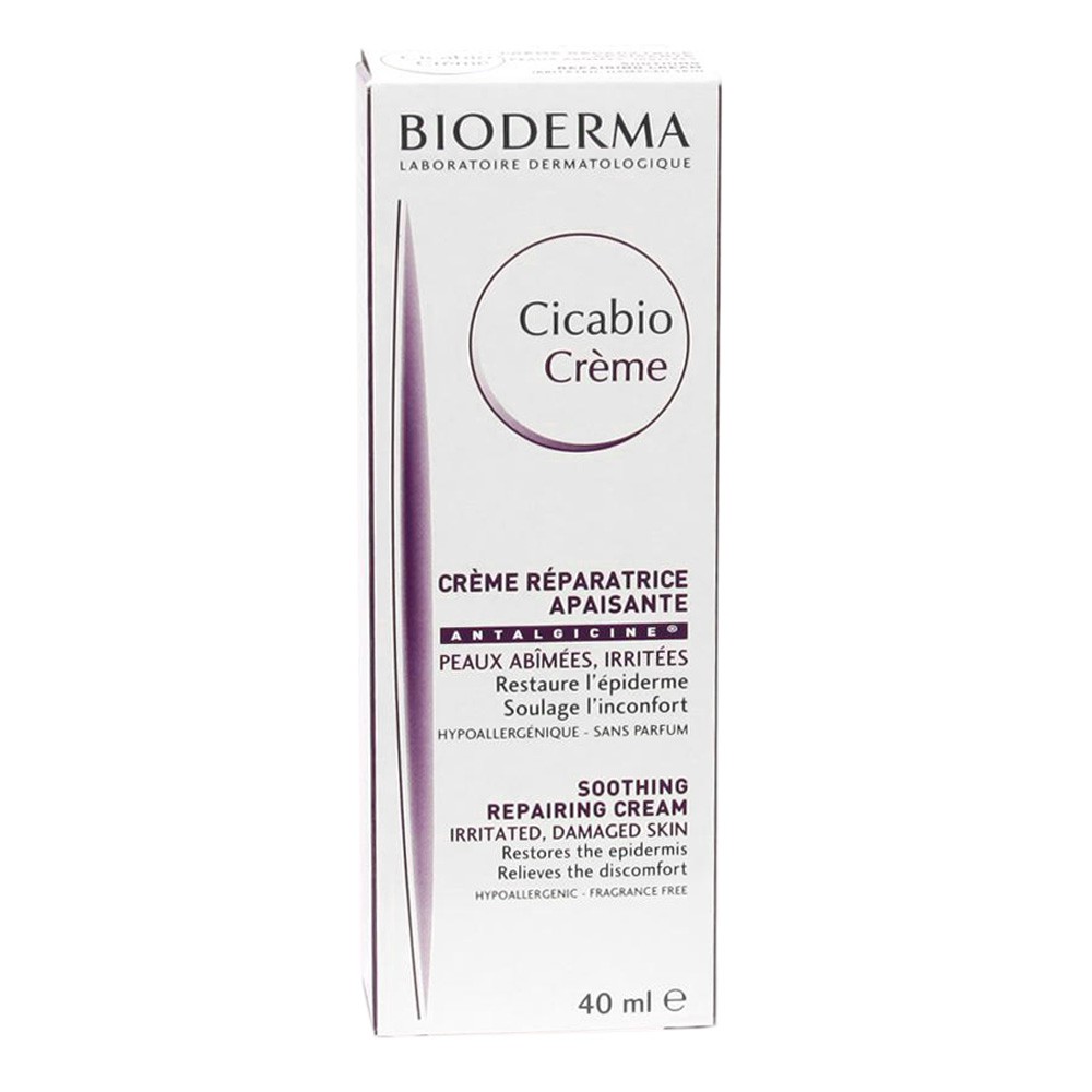 Bioderma Cicabio Crème Soothing Repairing Cream - Kem Dưỡng Bioderma Làm Lành Phục Hồi Da Kích Ứng Do Tổn Thương 40ml