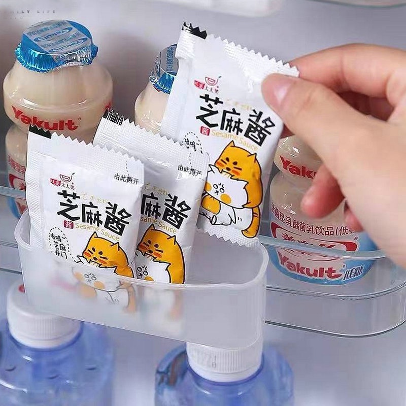 Set 2 Giá Đỡ Treo Tủ Lạnh Đựng Đồ Dùng Tiết Kiệm Không Gian Đa Năng