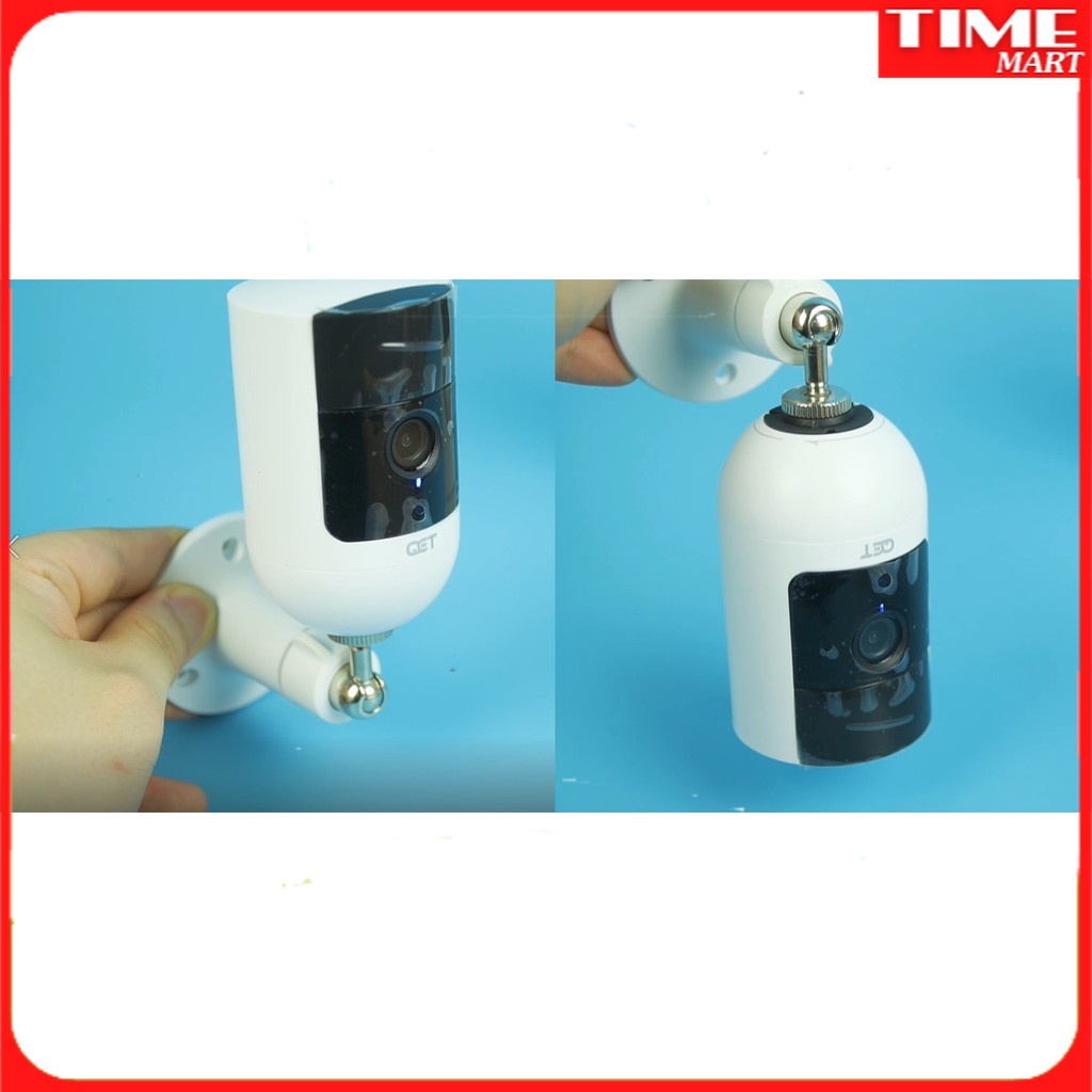 Camera ip tích hợp pin lưu điện 6700mAh ngoài trời QCT 1080p quốc tế [TIME_MART siêu thị tiện ích gia đình]