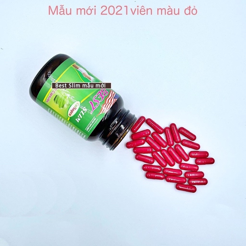 [Có tem chính hãng] Viên giảm cân Best slim collagen USA Hộp 40 viên