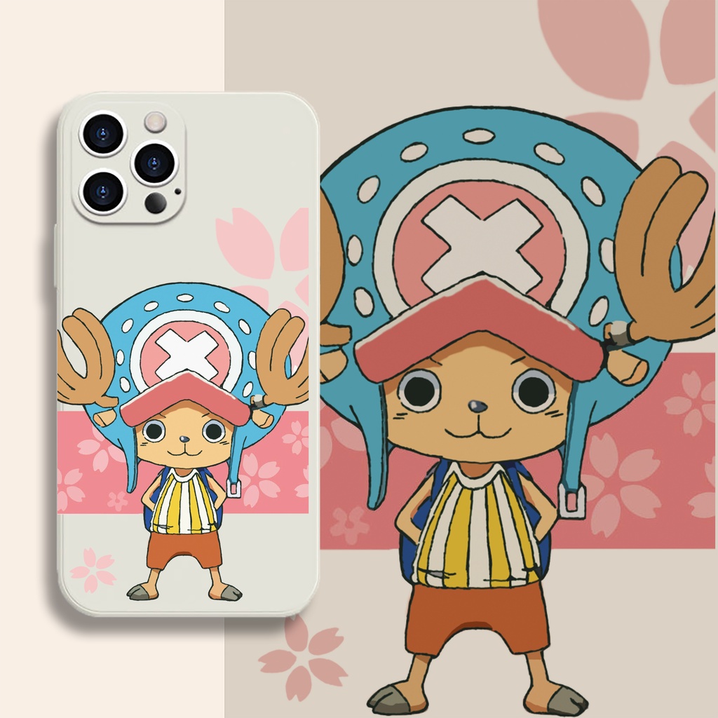 Ốp Điện Thoại Silicon Dẻo Chống Sốc In Hình Anime One Piece Cho iPhone 13 / 12 / 11