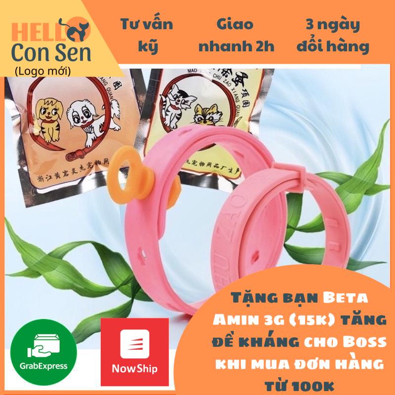 Set Vòng cổ chống ve vận chó mèo Nhỏ gáy chống ve rận, bọ chét Trung Quốc cho chó, mèo