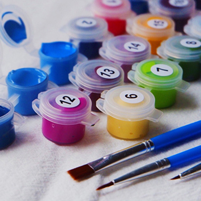 Bộ Dụng Cụ Vẽ Tranh Sơn Dầu Trên Vải Canvas 40*50CM JP6 Tiện Dụng