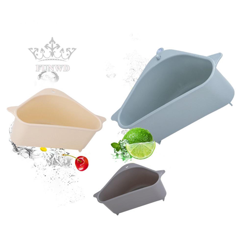 Gía để đồ dùng đa năng ráo nước hình tam giác tiện dụng cho bồn rửa
