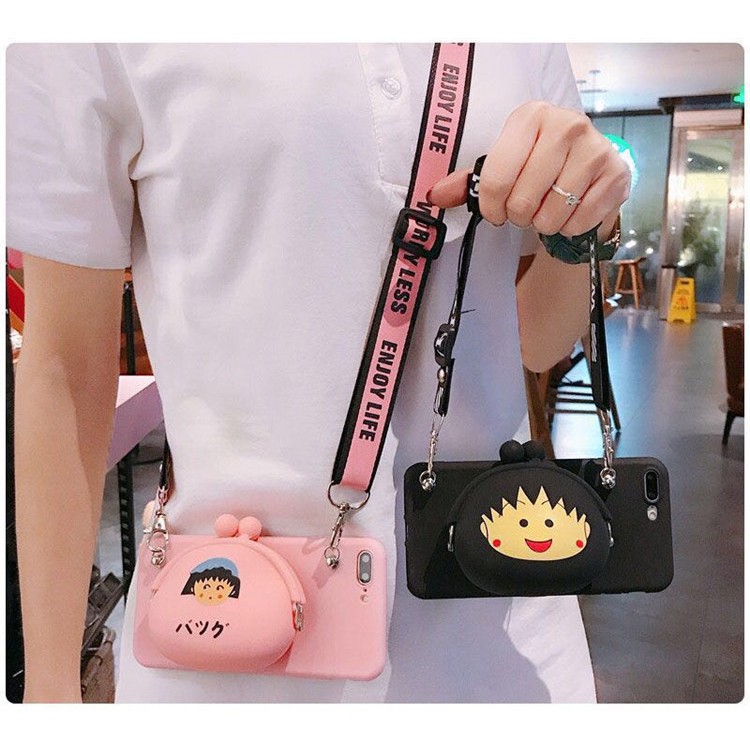 Ốp điện thoại TPU gắn ví dễ thương cho OPPO A93 F11 F9 Pro F7 F5 A92 F1S A5 A9 A53 2020 A12 Reno 3 5 Pro | BigBuy360 - bigbuy360.vn