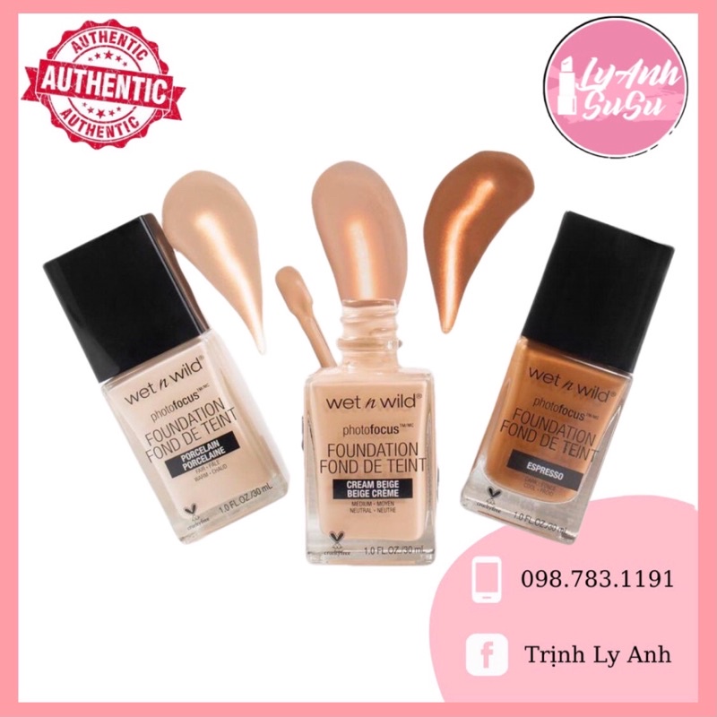 Kem nền wet n wild photofocus foundation