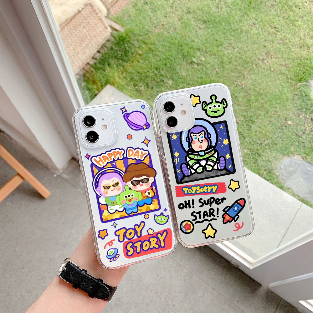 DISNEY Ốp Điện Thoại Tpu Dẻo Họa Tiết Toy Story Cho iPhone 11 12 13 pro max XS X XR XSMax 7 8 6 6s plus SE 2020