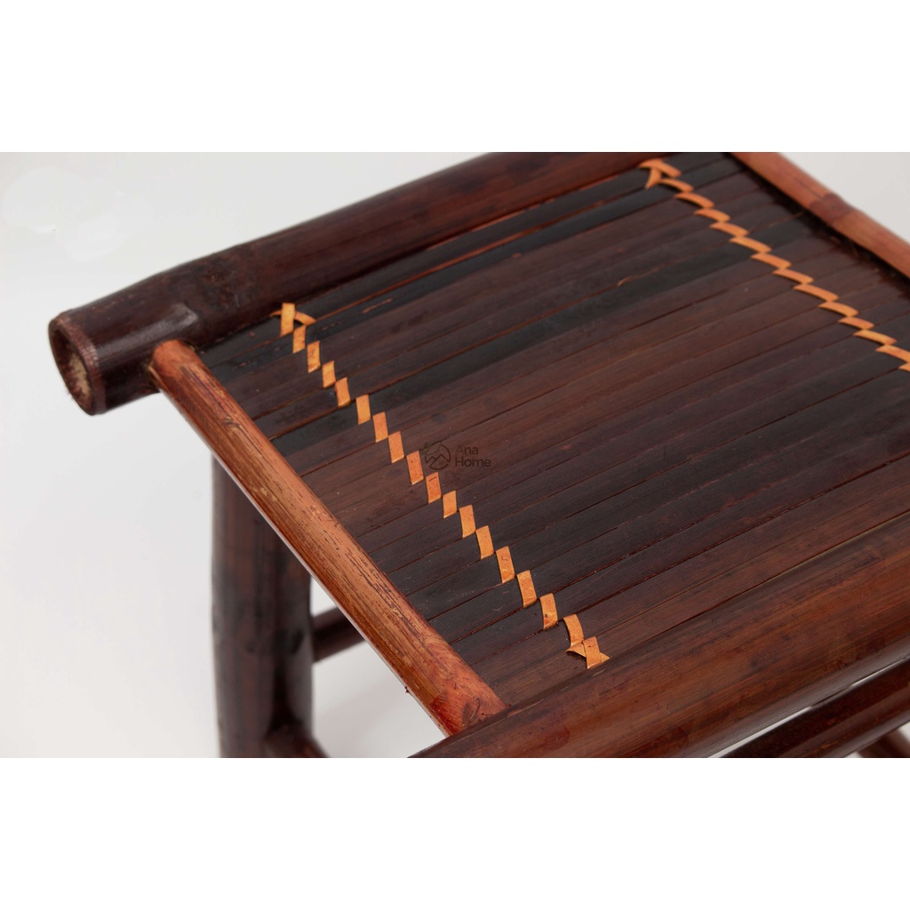 Combo ghế mây tre và đôn tre HOME MÂY - Sản phẩm tự nhiên, nhỏ gọn, và tiện lợi cho trang trí ban công gia đình