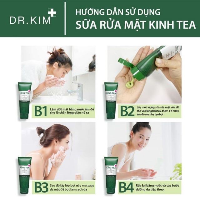 SỬA RỮA MẶT CAO TRÀ KING TEA