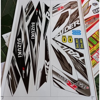 Tem rời raider r150 đen xám
