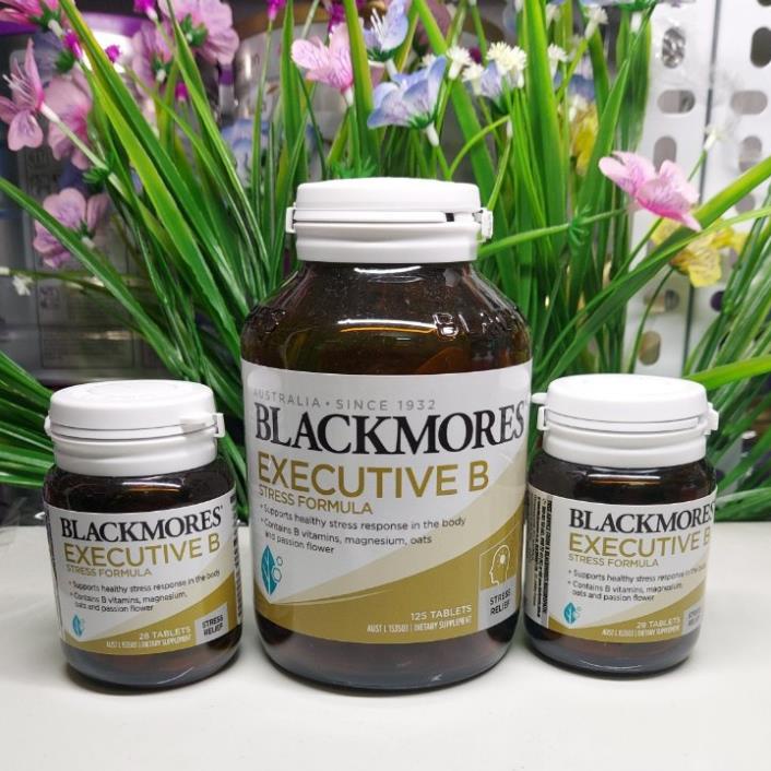 Blackmores EXECUTIVE B STRESS FORMULA – Hỗ trợ tăng cường sức khỏe, giảm mệt mỏi, giảm Stress (62 viên)