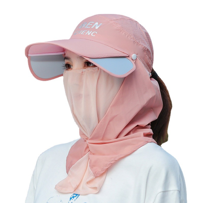 Nón Chống Nắng/ Tia Uv Bảo Vệ Cổ Cho Nam Và Nữ