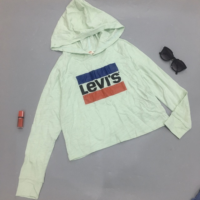 áo hoodie LE VIS croptop nỉ da cá vnxk
