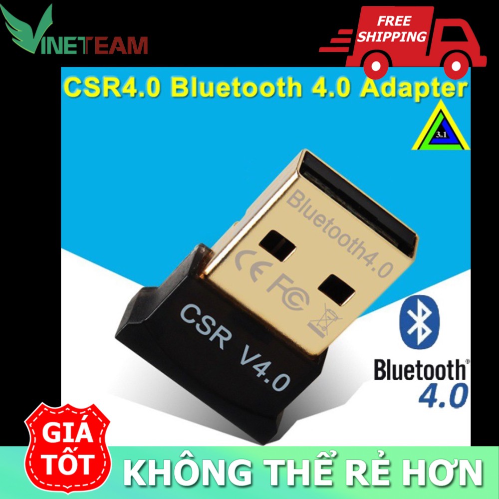 USB Bluetooth CSR 4.0 - bổ sung bluetooth cho máy tính