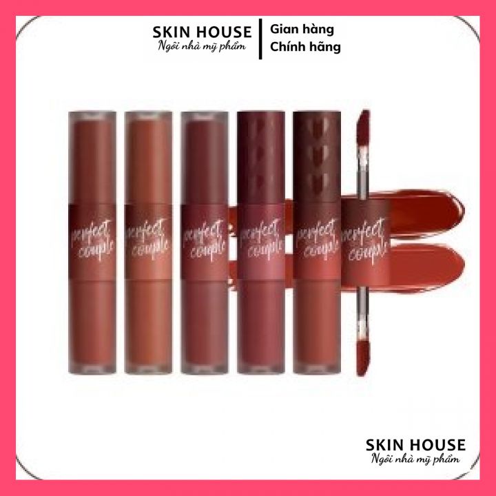 Son Kem Lì 2 Đầu Mịn Mượt, Lâu Trôi Lemonade Fashionistar Perfect Couple Lip 8g