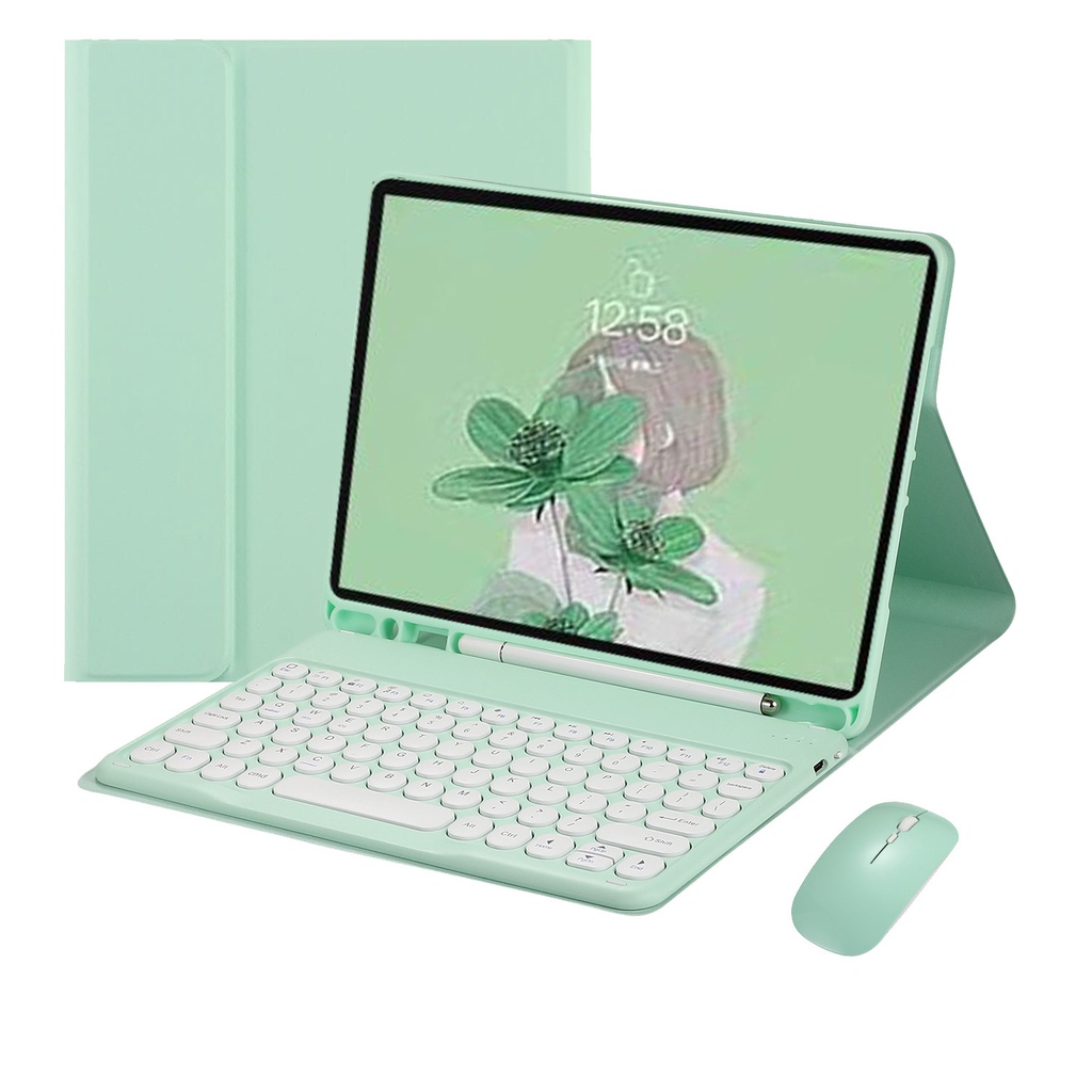 Ốp Máy Tính Bảng Có Bàn Phím Và Chuột Không Dây Cho iPad Air 5 2022 iPad 9th 8th 7th Generation 10.2 10.9 9.7 11 Mini 6 Air 5