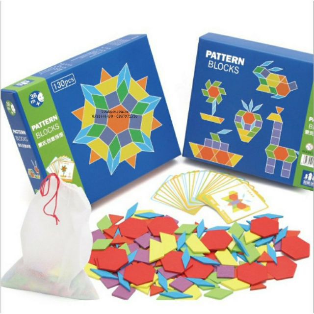 Đồ Chơi Xếp Hình Tangram 130 -180 Chi Tiết Cho Bé, đồ chơi phát triển trí tuệ dochoigo.vn