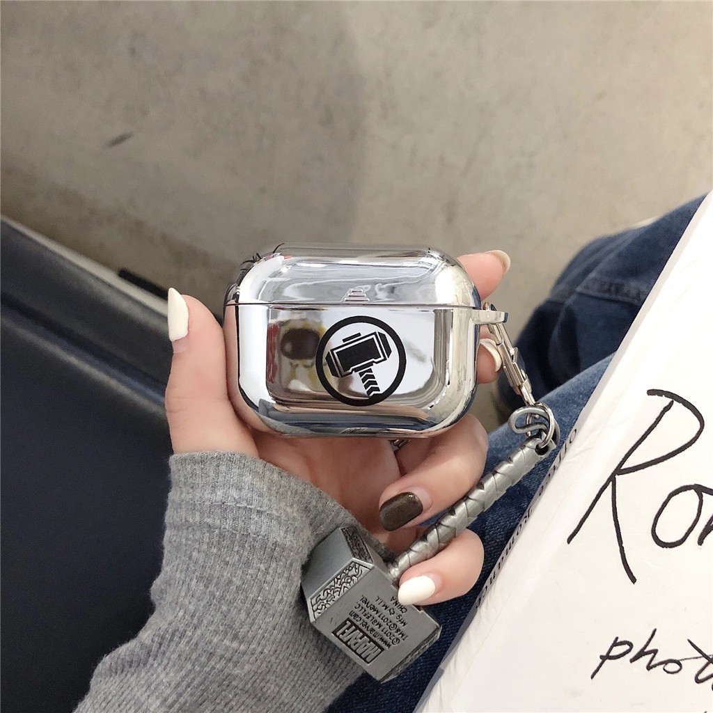 Vỏ silicon hình hoạt hình có dây đeo cho hộp sạc tai nghe Apple AirPods Pro AirPods 1 AirPods 2 | BigBuy360 - bigbuy360.vn