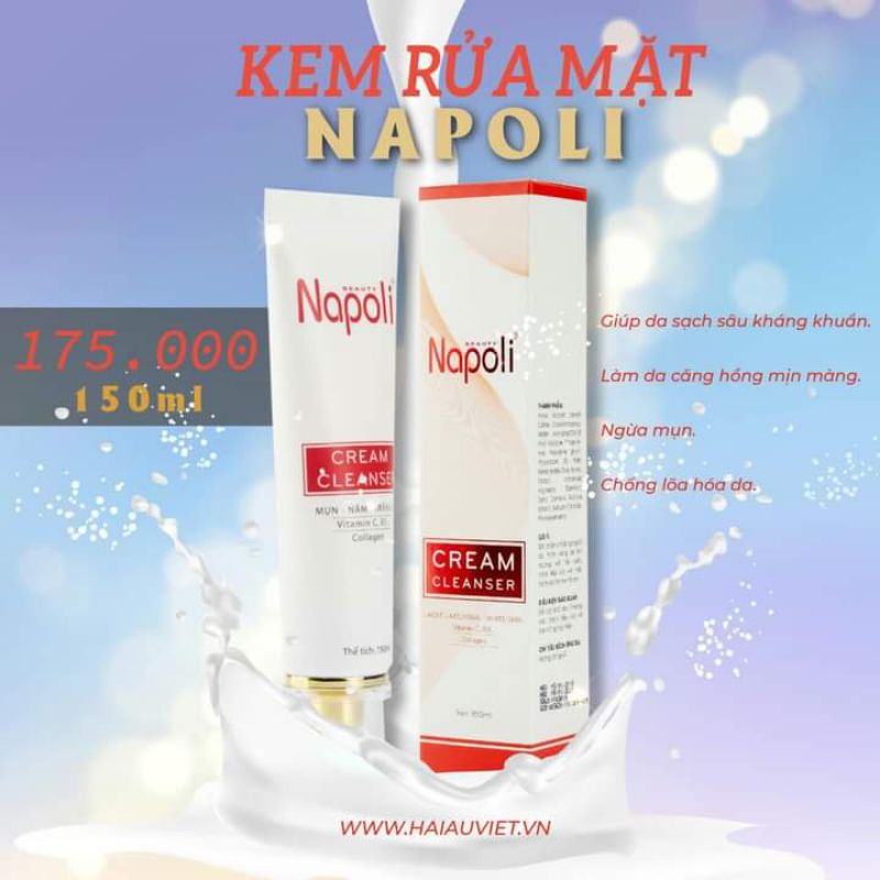 Kem sữa rửa mặt NAPOLI