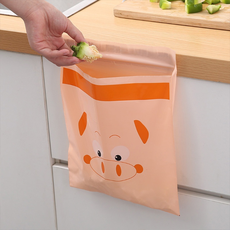 Bộ 60 Túi Đựng Rác Có Móc Dán Tiện Dụng