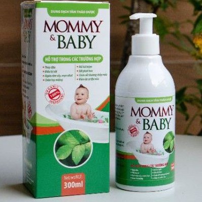 (Ngừa rôm sẩy)Dung dịch tắm thảo dược Mommy baby