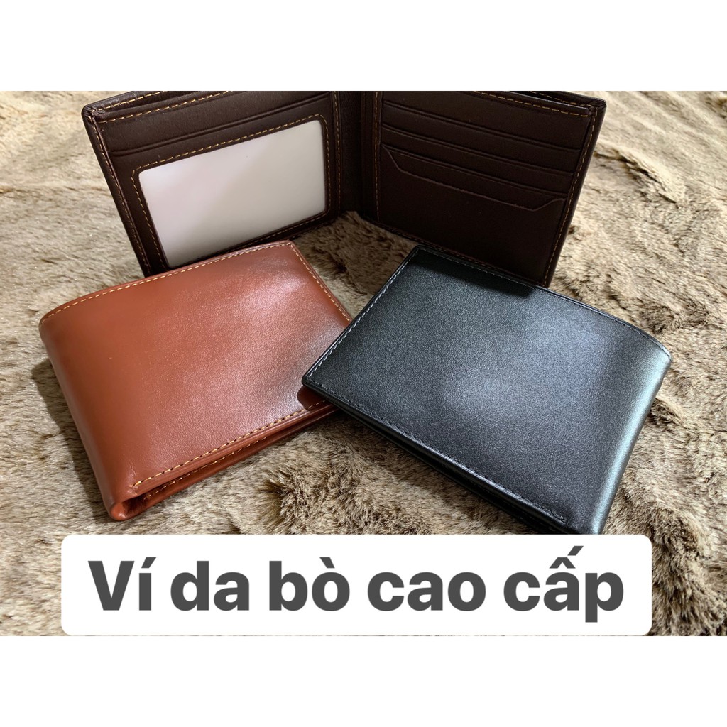 Ví Nam Da Bò Thật 100% Đốt Không Cháy (Miễn Phí Khắc Con Giáp)