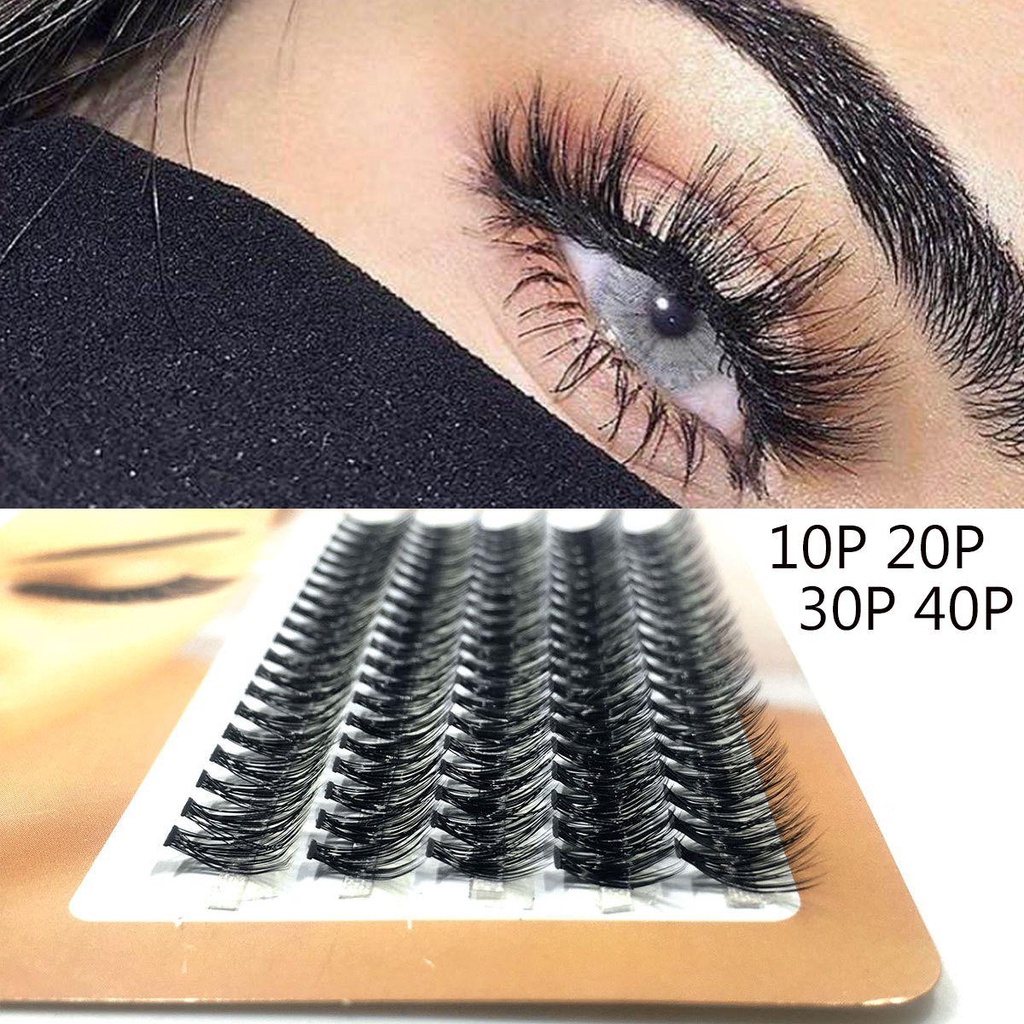Lông Mi Giả SOFTNESS 5Rows 10D / 20D / 30D / 40D Làm Dày Và Dài Mi