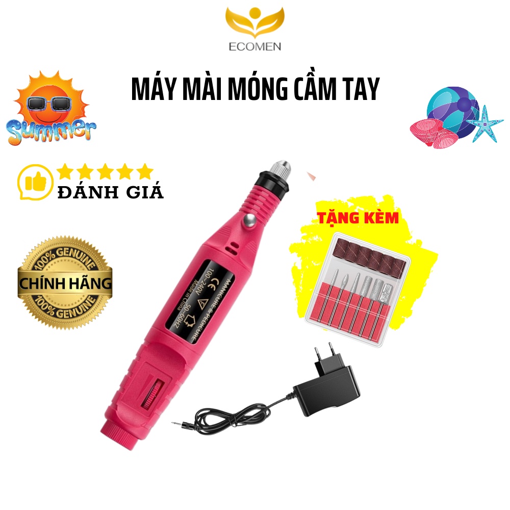 Máy Mài Móng Tay Mini Cầm Tay Chính Hãng TẶNG KÈM 6 Đầu Mài ANVIHOM
