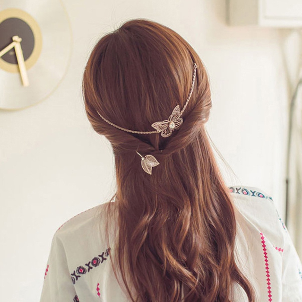 Kẹp tóc hình lá thanh lịch cho nữ