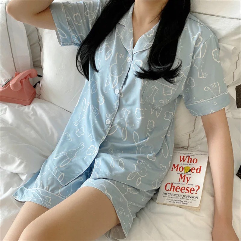 Bán Sỉ Bán Lẻ Bộ Pijama Cotton Quảng Châu Cao Cấp - Bộ Mặc Nhà Mềm Mịn Thoáng Mát