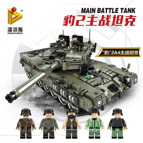Lego Army - Panlos 602003 ( Xếp Hình Xe Tăng LeoPard 2 - Battle Tanks 1747 mảnh 