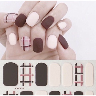 Miếng dán móng tay nail wraps 14 miếng nhỏ