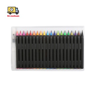 20 Color Premium Painting Soft Brush Pen Set Watercolor Markers Pen