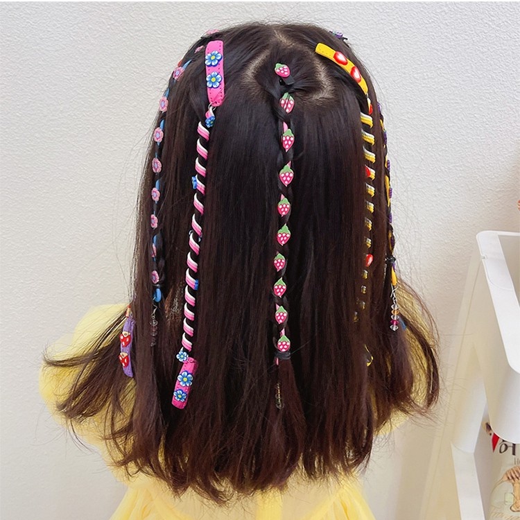 Băng Đô Xoắn Ốc Nhiều Màu Sắc Thời Trang Dành Cho Bé Gái