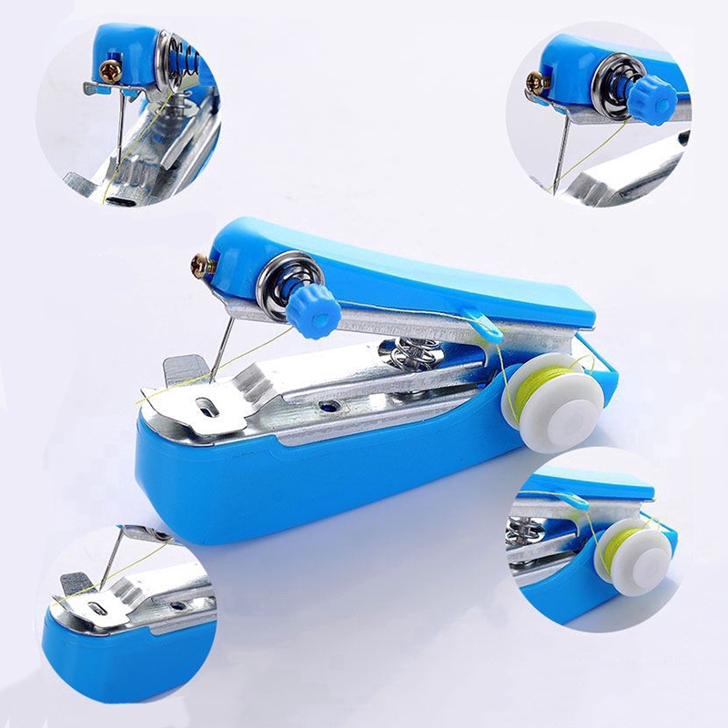 Mini Portable Multifunctional Sewing Set Useful Handheld Sewing Machine Set Household