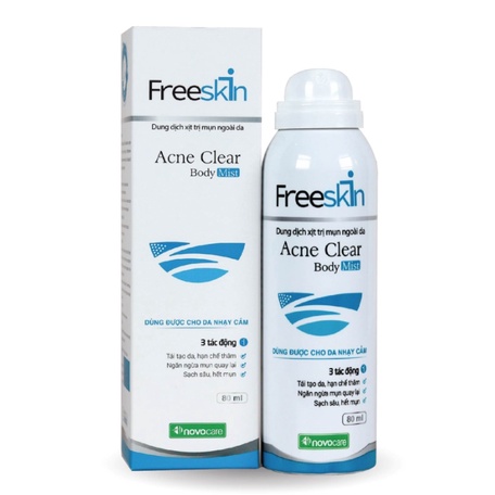 Xịt Mụn Lưng Freeskin Body Mist Mờ Thâm Sáng Da
