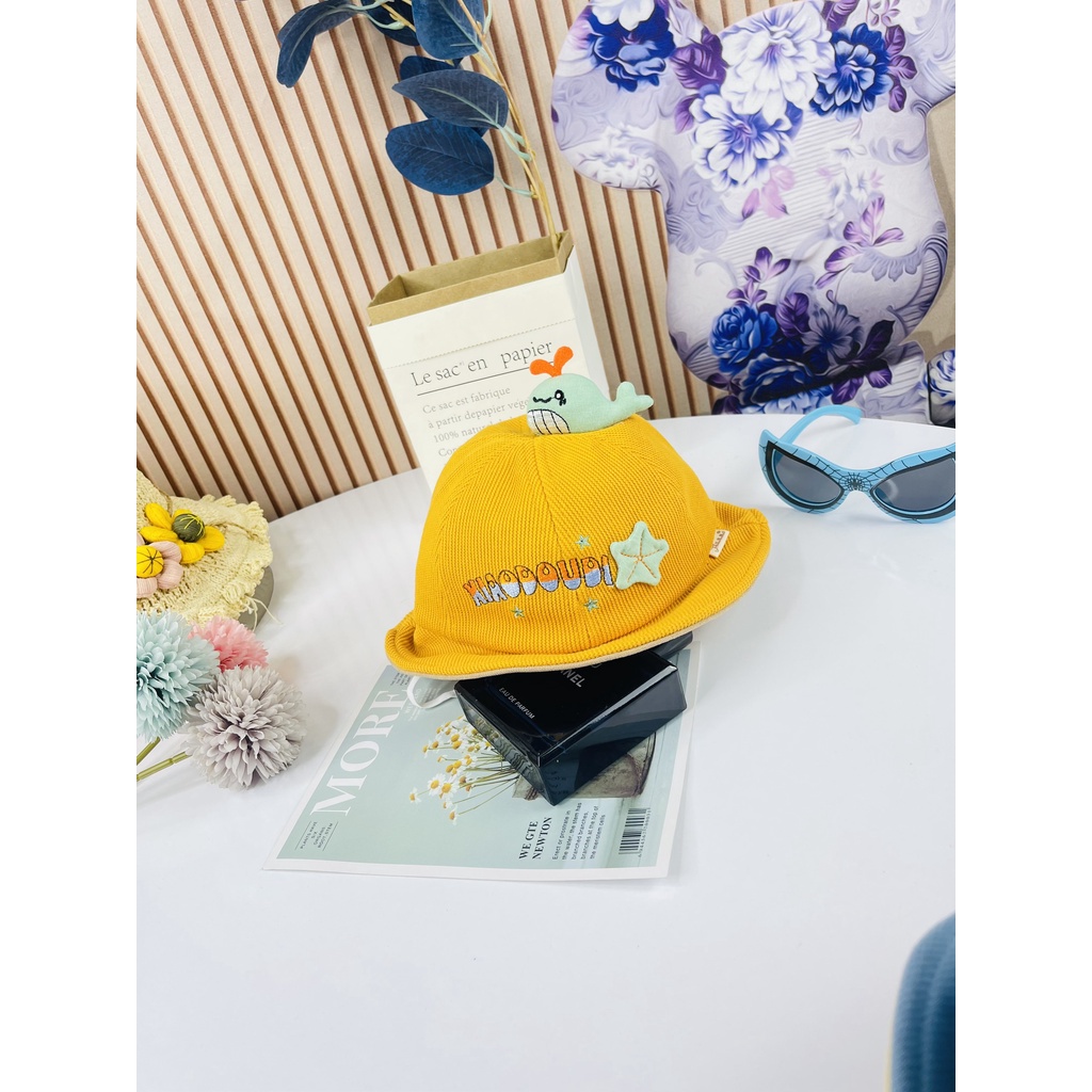 Mũ nón rộng vành hình con cá siêu cute dành cho bé trai, bé gái mẫu mới siêu hot - Hàng Quảng Châu Cao Cấp